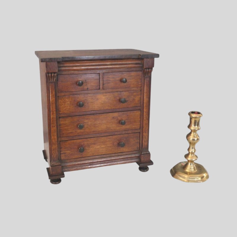 Miniature Georgian Oak Chest of Drawers - 13 Fabulous Last Minute Christmas Gifts For Under £100